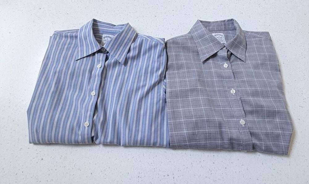 Women’s Brooks Brothers Non-Iron Stretch Fitted Button Down Shirt Bundle Size 8
